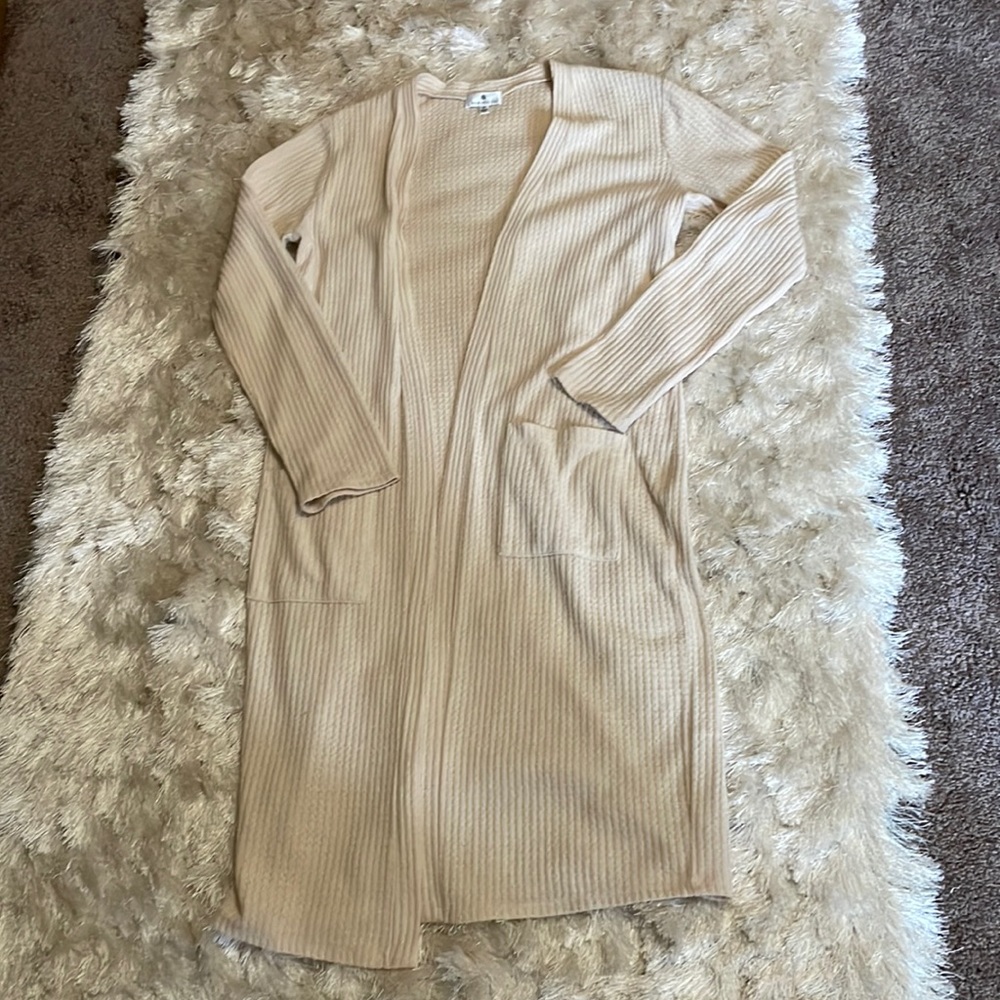 Cream cardigan